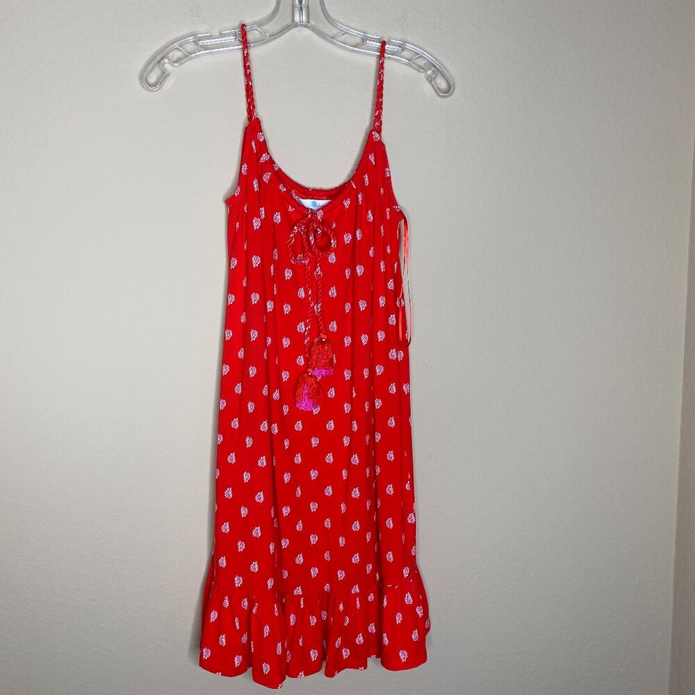 boden leaf print sundress